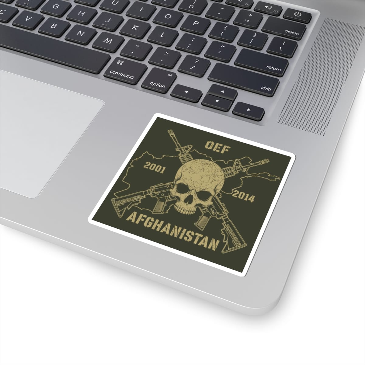 K-Factor Supply Co Skull & Carbines - OEF Sticker
