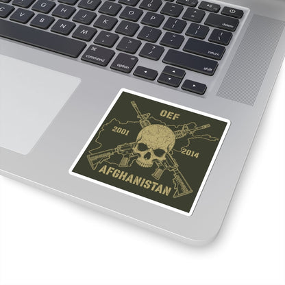K-Factor Supply Co Skull & Carbines - OEF Sticker