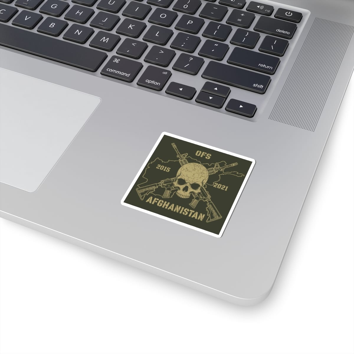 K-Factor Supply Co Skull & Carbines - OFS Sticker