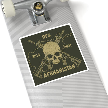 K-Factor Supply Co Skull & Carbines - OFS Sticker