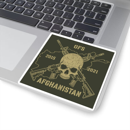 K-Factor Supply Co Skull & Carbines - OFS Sticker