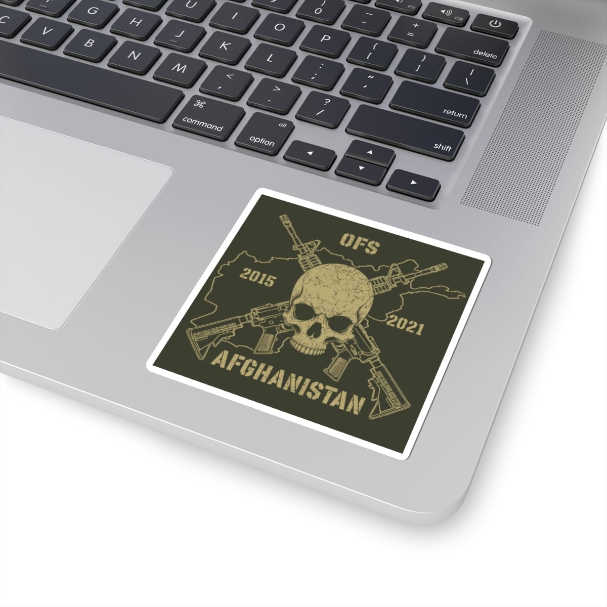 K-Factor Supply Co Skull & Carbines - OFS Sticker
