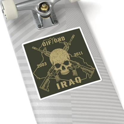 K-Factor Supply Co Skull & Carbines - OIF/OND Sticker
