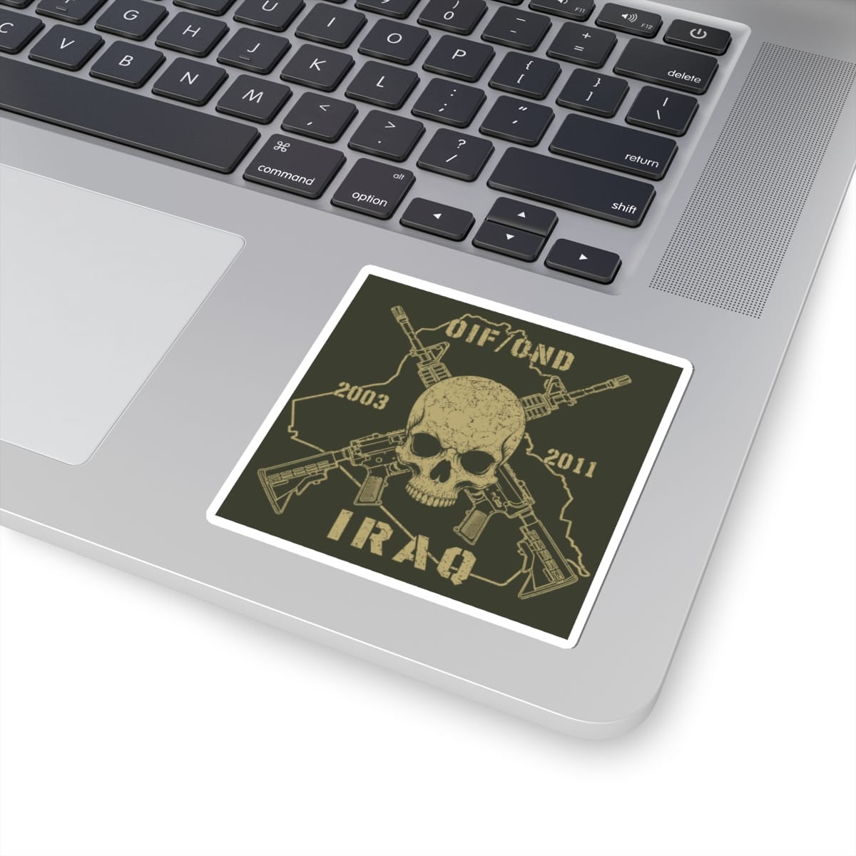 K-Factor Supply Co Skull & Carbines - OIF/OND Sticker