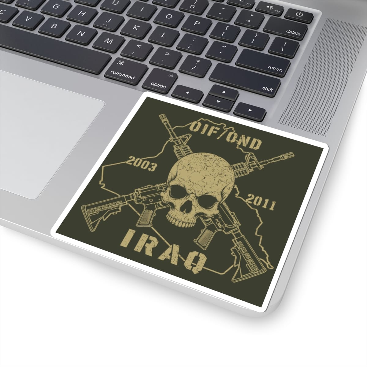 K-Factor Supply Co Skull & Carbines - OIF/OND Sticker