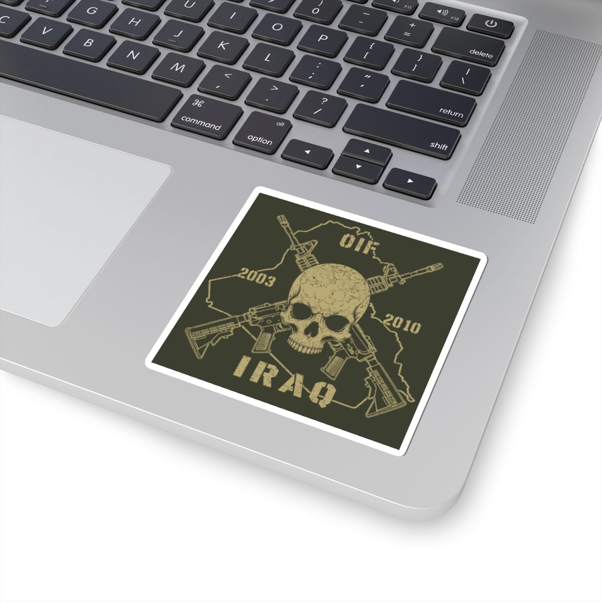 K-Factor Supply Co Skull & Carbines - OIF Sticker