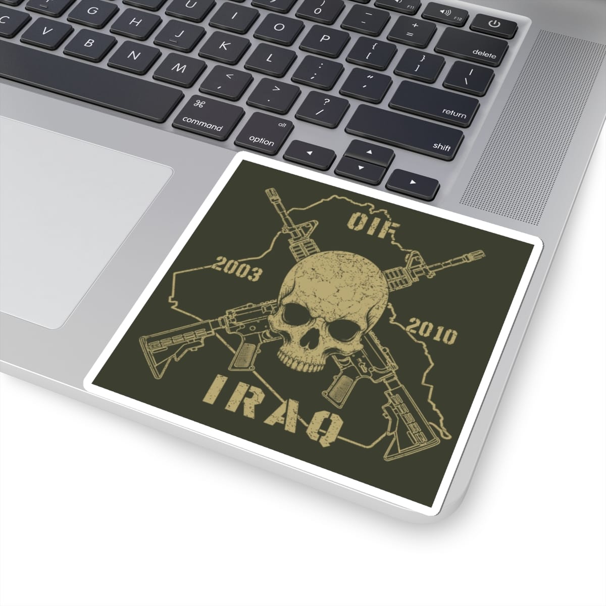 K-Factor Supply Co Skull & Carbines - OIF Sticker