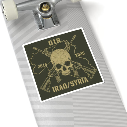 K-Factor Supply Co Skull & Carbines - OIR (Iraq/Syria) Sticker