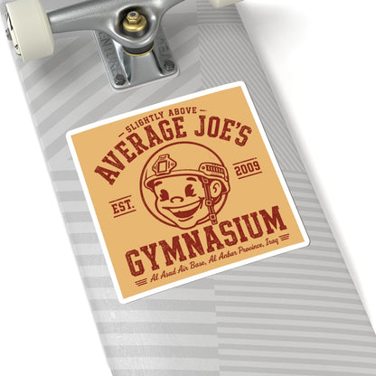 K-Factor Supply Co Slightly Above Average Joe's Gym Sticker
