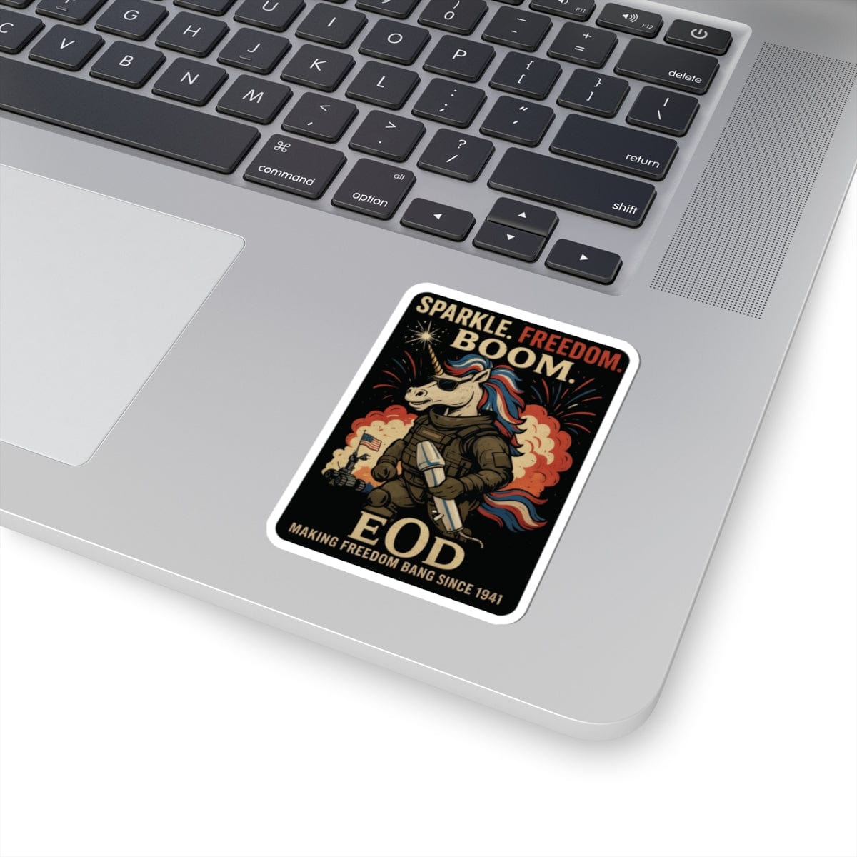 K-Factor Supply Co Sparkle Freedom Boom Sticker