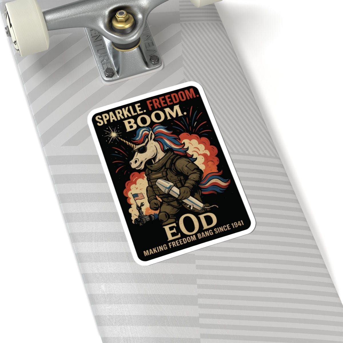 K-Factor Supply Co Sparkle Freedom Boom Sticker