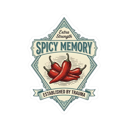K-Factor Supply Co Spicy Memory Mk 3 Sticker 2" × 2" / White