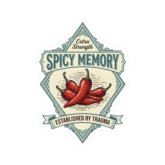 K-Factor Supply Co Spicy Memory Mk 3 Sticker 2" × 2" / White