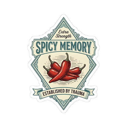 K-Factor Supply Co Spicy Memory Mk 3 Sticker 4" × 4" / White