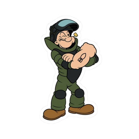 K-Factor Supply Co Strong to the Finish Sticker 2" × 2"