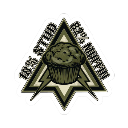 K-Factor Supply Co Stud Muffin Mk 3 Sticker 2" × 2" / White