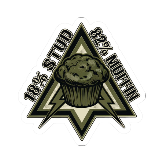 K-Factor Supply Co Stud Muffin Mk 3 Sticker 2" × 2" / White