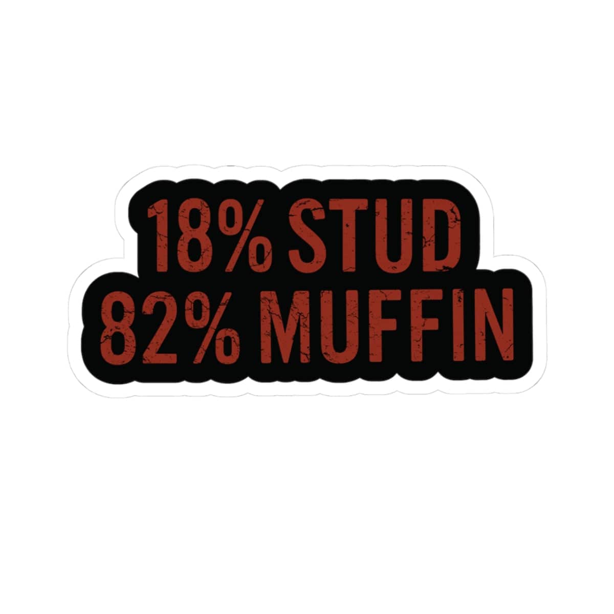 K-Factor Supply Co Stud Muffin Sticker 3" × 3"