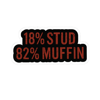 K-Factor Supply Co Stud Muffin Sticker 3" × 3"