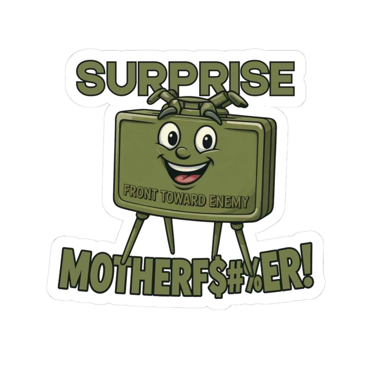 K-Factor Supply Co Surprise! Mk 2 Sticker 3" × 3"