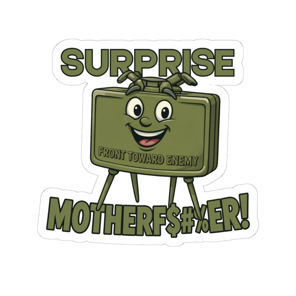 K-Factor Supply Co Surprise! Mk 2 Sticker 6" × 6"