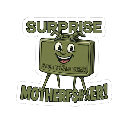 K-Factor Supply Co Surprise! Mk 2 Sticker 6" × 6"