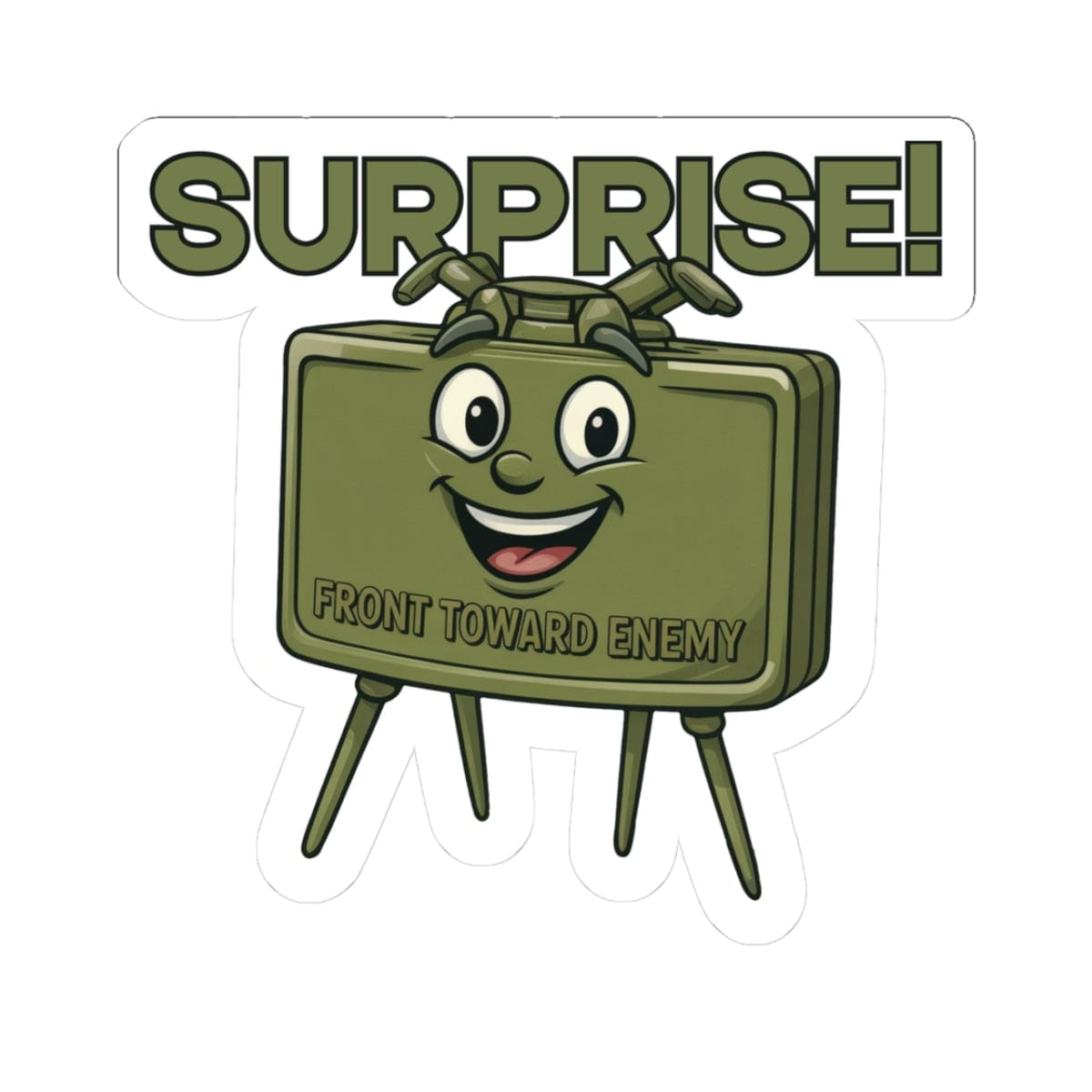 K-Factor Supply Co Surprise! Sticker 3" × 3"