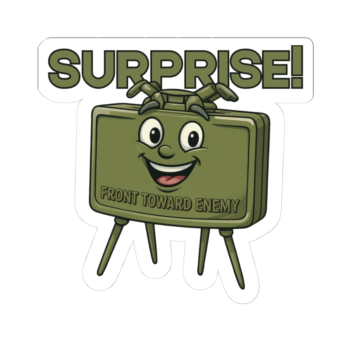 K-Factor Supply Co Surprise! Sticker 4" × 4"
