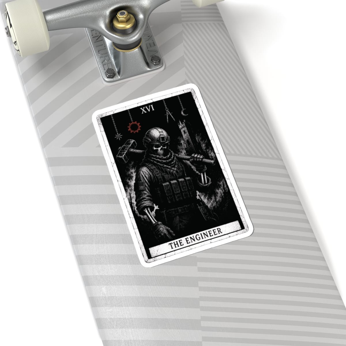 K-Factor Supply Co The Engineer Tarot Sticker