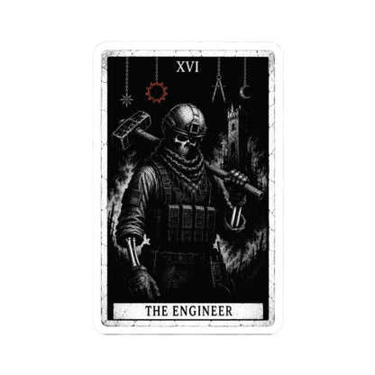 K-Factor Supply Co The Engineer Tarot Sticker 2" × 2"