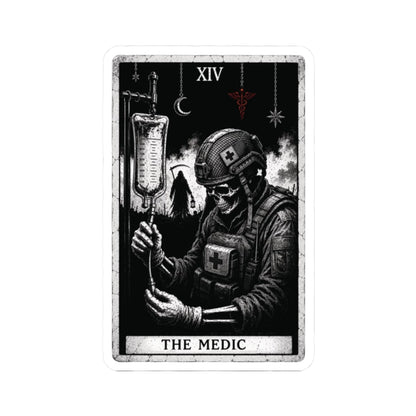 K-Factor Supply Co The Medic Tarot Sticker 2" × 2"