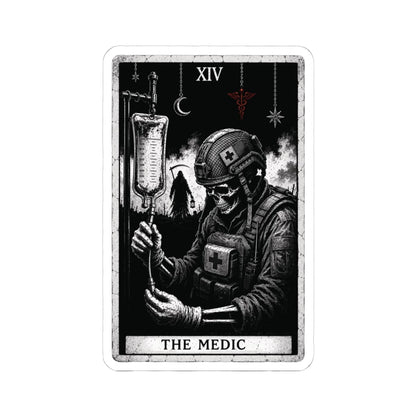 K-Factor Supply Co The Medic Tarot Sticker 4" × 4"