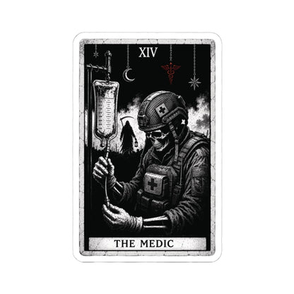 K-Factor Supply Co The Medic Tarot Sticker 6" × 6"