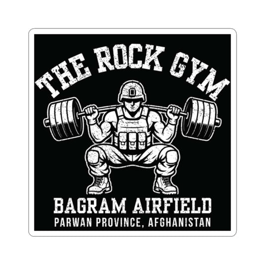 K-Factor Supply Co The Rock Gym Mk 1 Sticker 2" × 2" / White
