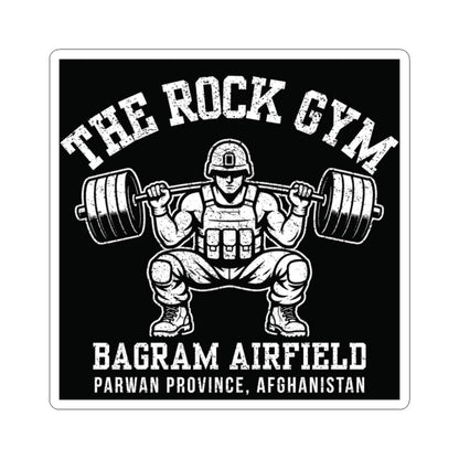 K-Factor Supply Co The Rock Gym Mk 1 Sticker 3" × 3" / White