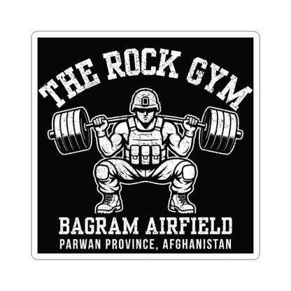K-Factor Supply Co The Rock Gym Mk 1 Sticker 6" × 6" / White