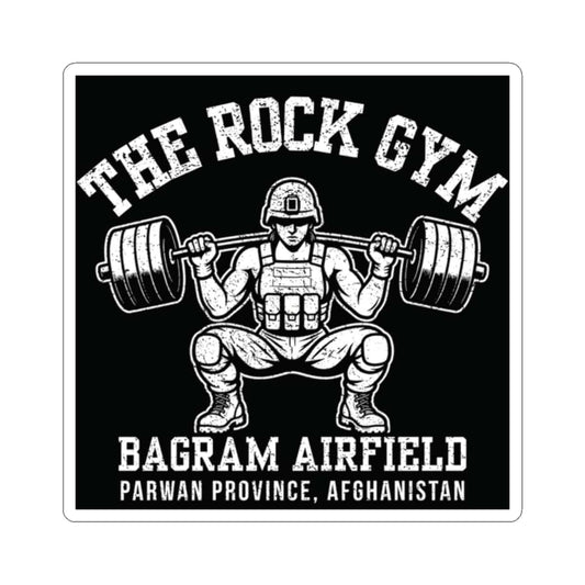 K-Factor Supply Co The Rock Gym Mk 2 Sticker 2" × 2" / White