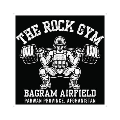 K-Factor Supply Co The Rock Gym Mk 2 Sticker 3" × 3" / White