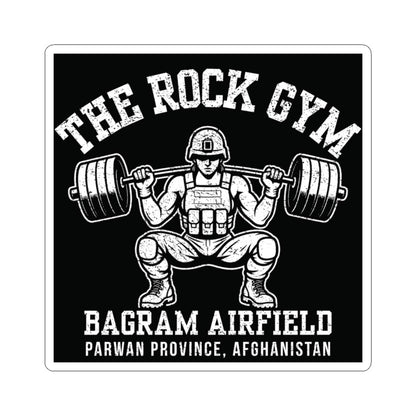 K-Factor Supply Co The Rock Gym Mk 2 Sticker 4" × 4" / White
