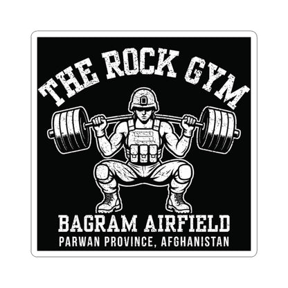 K-Factor Supply Co The Rock Gym Mk 2 Sticker 6" × 6" / White
