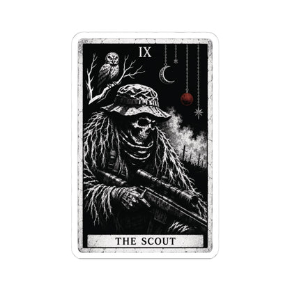 K-Factor Supply Co The Scout Tarot Sticker 4" × 4"