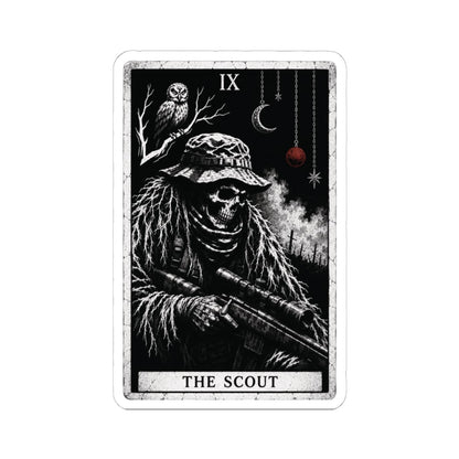 K-Factor Supply Co The Scout Tarot Sticker 6" × 6"