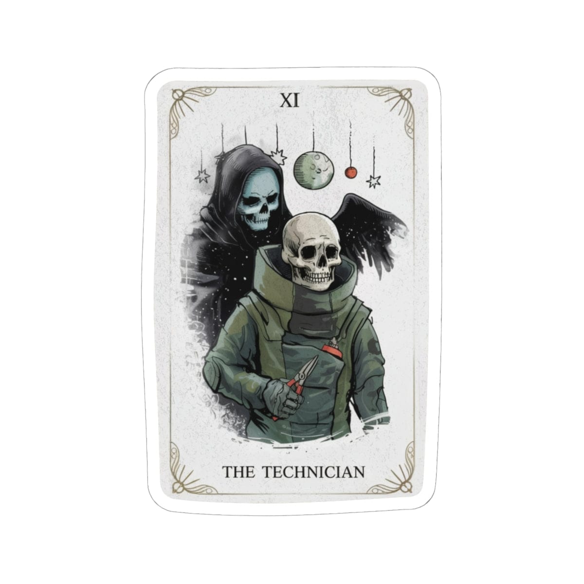 K-Factor Supply Co The Technician Tarot Sticker