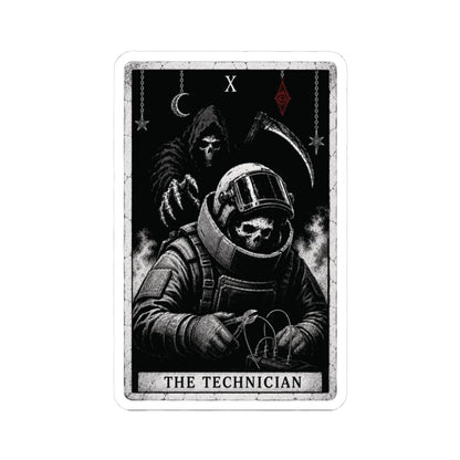 K-Factor Supply Co The Technician Tarot Sticker 3" × 3"