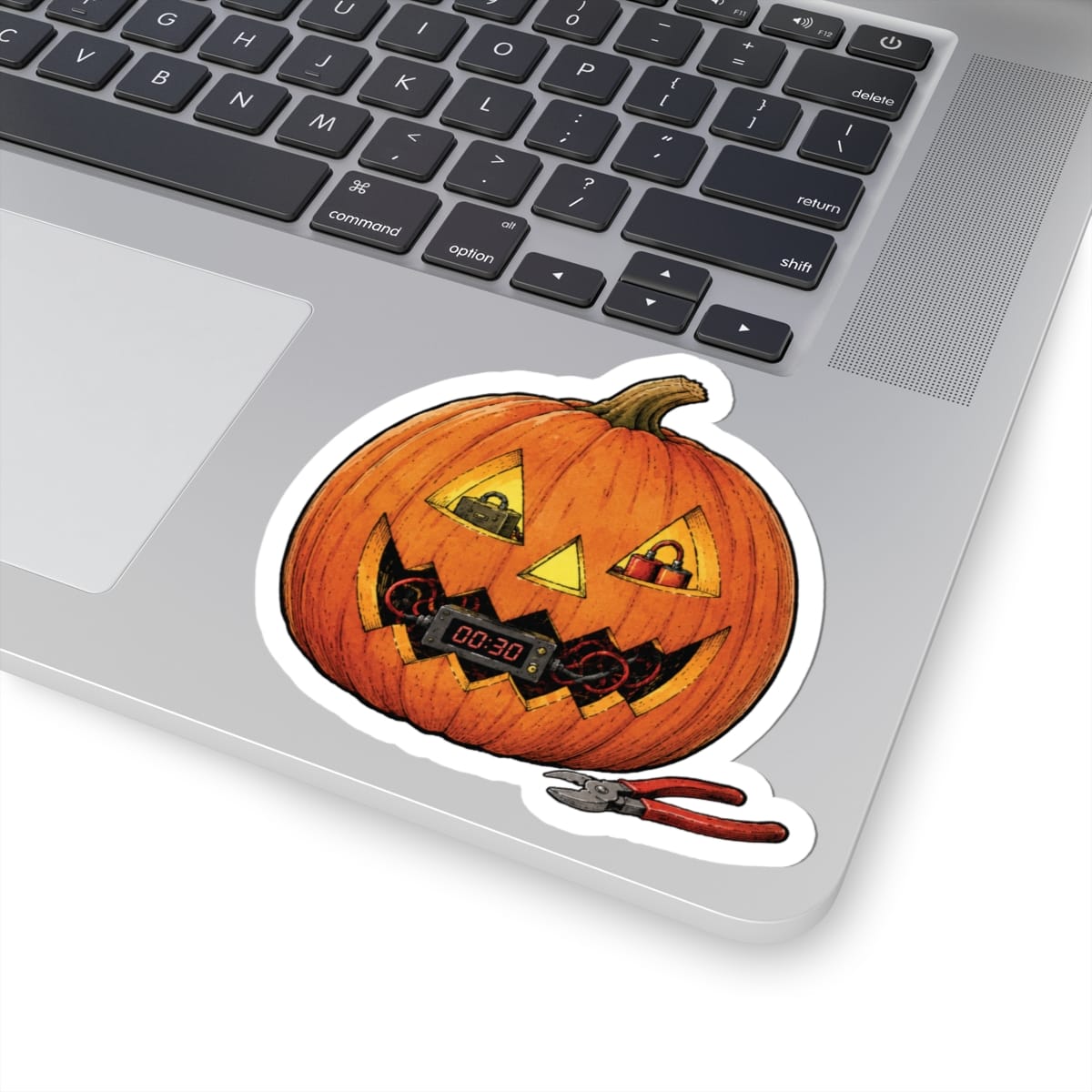 K-Factor Supply Co Trick-or-Treat Jack-o Sticker