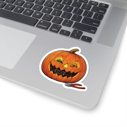 K-Factor Supply Co Trick-or-Treat Jack-o Sticker