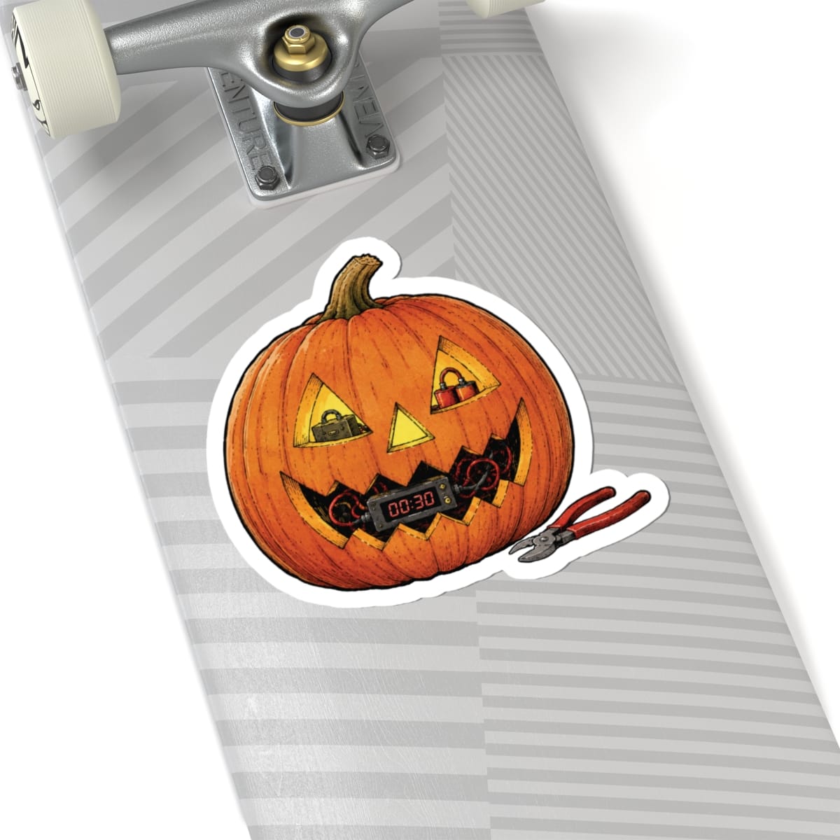 K-Factor Supply Co Trick-or-Treat Jack-o Sticker