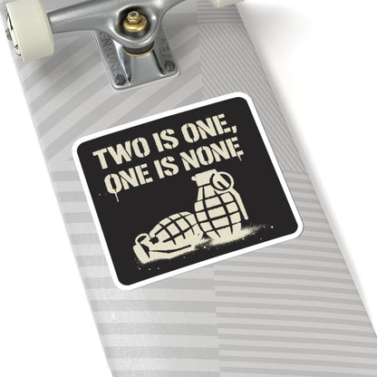 K-Factor Supply Co Two is One (Grenade) Sticker