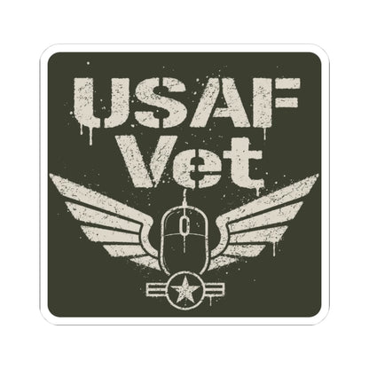 K-Factor Supply Co USAF Vet Mk 2 Sticker 3" × 3"