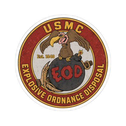 K-Factor Supply Co USMC BBP Icon Sticker 4" × 4"